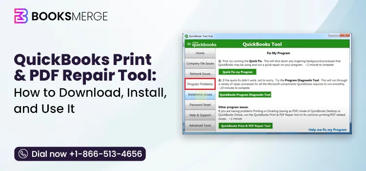 QuickBooks Print and PDF Repair Tool