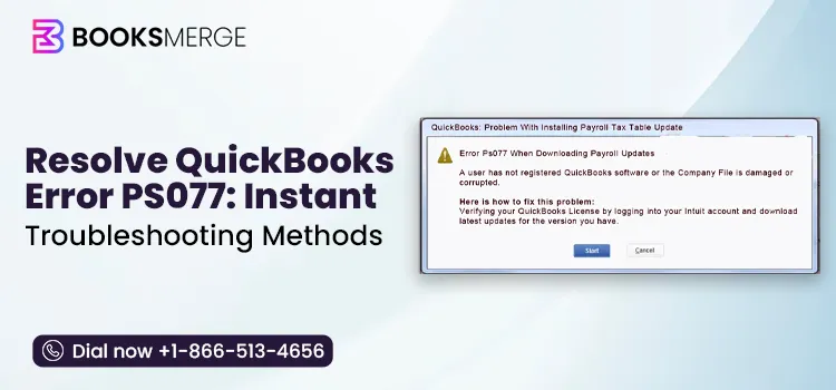 QuickBooks Error PS077